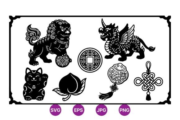 Download Oriental Traditional Icon Vector Set - Oriental Collection