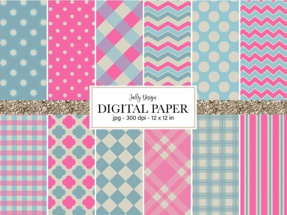 Download Blue and Pink Patterns - Premium Resources